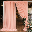 Chiffon Drapery Panel in Blush 4124 - drapery view 7