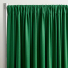 Interlock (Stretch) Drapery Panel in Green 1875 - hanging drapery
