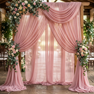 Chiffon Drapery Panel in D/Rose 1161 - drapery view 6