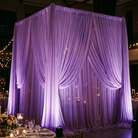 Chiffon Drapery Panel in Lilac 1174 - drapery view 3