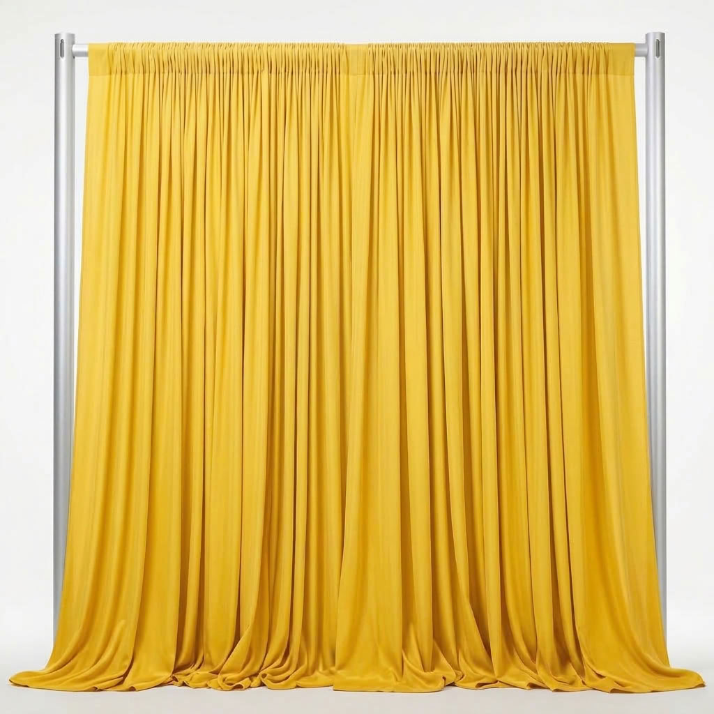 Interlock (Stretch) Drapery Panel in Spa/Sorbet 1215 - fabric view 1