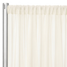 Chiffon Drapery Panel in Ivory 1114 - hanging panel