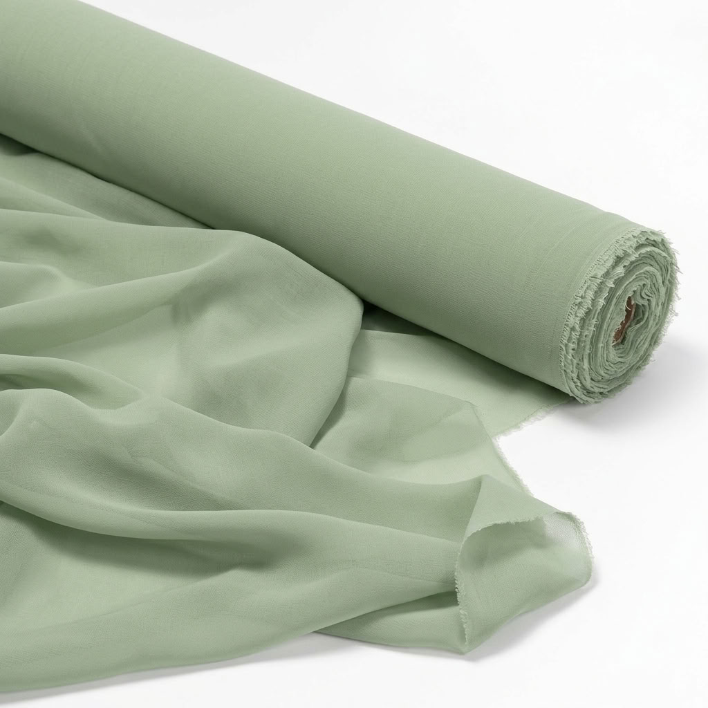 Chiffon wholesale fabric in Sage 1152 - fabric roll