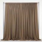 Interlock (Stretch) Drapery Panel in Mocha 1772 - fabric view 2