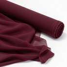 Chiffon Drapery Panel in Burgundy 1232 - fabric roll