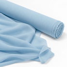 Chiffon wholesale fabric in Blue 1120 - fabric roll