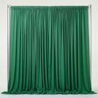 Interlock (Stretch) Drapery Panel in Green 1875 - fabric view 1
