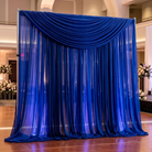 Chiffon Drapery Panel in Royal 1149 - drapery view 7