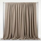 Interlock (Stretch) Drapery Panel in Stone 1775 - fabric view 1
