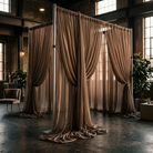 Chiffon Drapery Panel in Taupe/D 1184 - drapery view 4