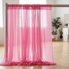 Chiffon Drapery Panel in Bubble/Pink 5500 - drapery view 1