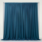 Interlock (Stretch) Drapery Panel in Peacock 1777 - fabric view 1
