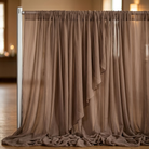Chiffon Drapery Panel in Mocha 1771 - drapery view 8