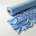Interlock (Stretch) Drapery Panel in Baby/Blue 1120 - fabric roll