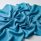 Interlock (Stretch) Drapery Panel in Aqua 1135 - fabric detail 1