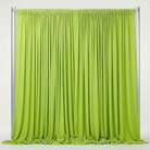 Interlock (Stretch) Drapery Panel in Lime 1203 - fabric view 2