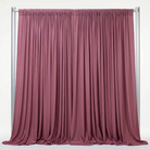 Interlock (Stretch) Drapery Panel in Rose/D 8177 - fabric view 1