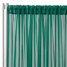 Chiffon Drapery Panel in Emerald 5641 - hanging panel