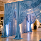 Chiffon Drapery Panel in Blue 1121 - drapery view 3
