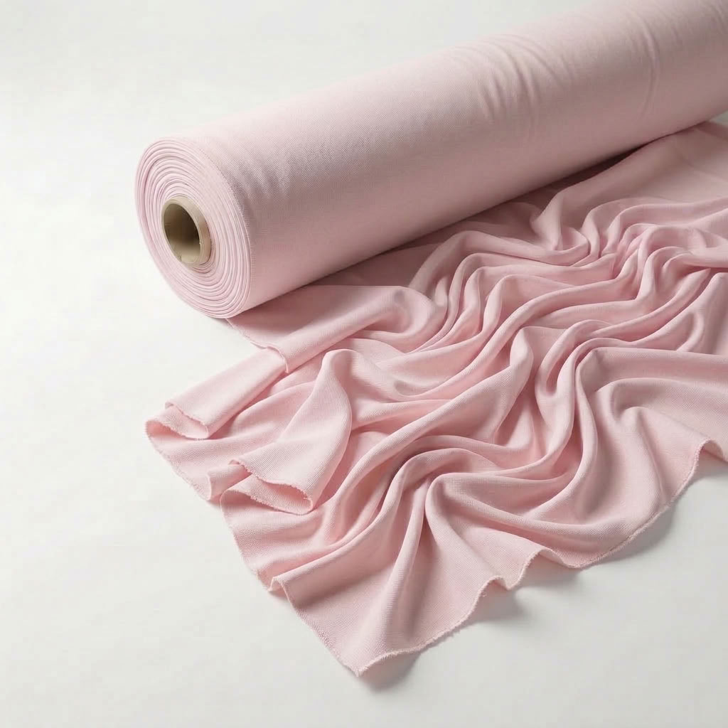 Interlock (Stretch) Wholesale Fabric in Pink 1155 - fabric roll