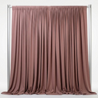 Interlock (Stretch) Drapery Panel in Mauve/D 1801 - fabric view 1