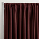 Interlock (Stretch) Drapery Panel in Burgundy 1237 - hanging drapery