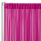 Chiffon Drapery Panel in Fuchsia 1229 - hanging panel