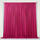 Interlock (Stretch) Drapery Panel in Fuchsia 1219 - fabric view 2