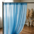 Chiffon Drapery Panel in Blue 1121 - drapery view 4