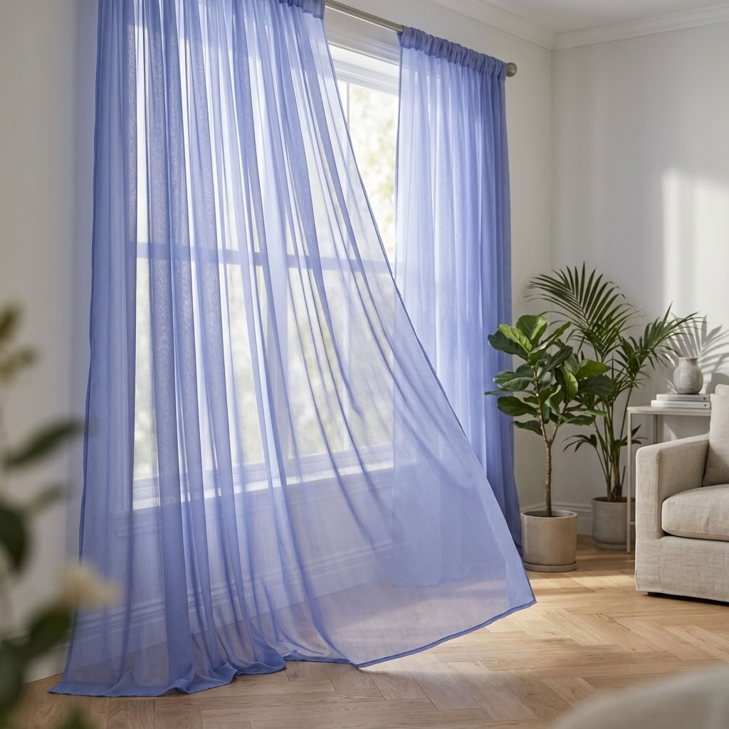 Chiffon Drapery Panel in Perry 1500 - drapery view 8