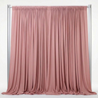 Interlock (Stretch) Drapery Panel in D/Rose 1161 - fabric view 2