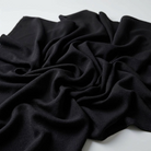 Interlock (Stretch) Drapery Panel in Black - fabric detail 1