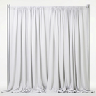 Interlock (Stretch) Drapery Panel in Off/White 7105 - fabric view 2