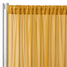 Chiffon Drapery Panel in Gold 1189 - hanging panel
