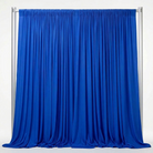 Interlock (Stretch) Drapery Panel in Royal/BRT 1243 - fabric view 2