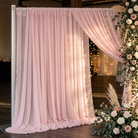 Chiffon Drapery Panel in Pink 5998 - drapery view 4
