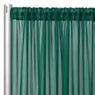 Chiffon Drapery Panel in Emerald 5638 - hanging panel