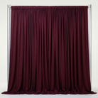 Interlock (Stretch) Drapery Panel in Burgundy 1237 - fabric view 1
