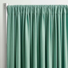 Interlock (Stretch) Drapery Panel in Jade/L 6328 - hanging drapery