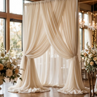 Chiffon Drapery Panel in Ivory 1114 - drapery view 7