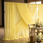 Chiffon Drapery Panel in Lemon Lush 7737 - drapery view 4