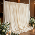 Chiffon Drapery Panel in Ivory 1113 - drapery view 5