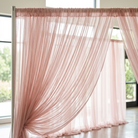 Chiffon Drapery Panel in D/Rose 1160 - drapery view 8