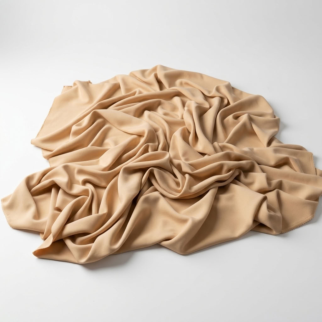 Interlock (Stretch) Wholesale Fabric in LT/Nude 9952 - piled fabric view