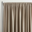 Interlock (Stretch) Drapery Panel in Stone 1775 - hanging drapery