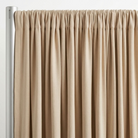 Interlock (Stretch) Drapery Panel in Khaki/L 1326 - hanging drapery