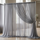 Chiffon Drapery Panel in Gray 8005 - drapery view 1