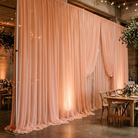 Chiffon Drapery Panel in Peach 4122 - drapery view 6