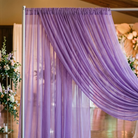 Chiffon Drapery Panel in Lilac 1173 - drapery view 1