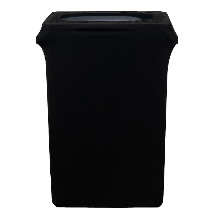 Spandex (Slim Jim) 23 Gallon Trash Can Cover in Black